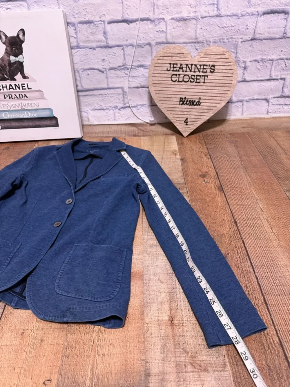 Circolo 1901 dinner jacket blazer blue 2 button  Stretch cotton